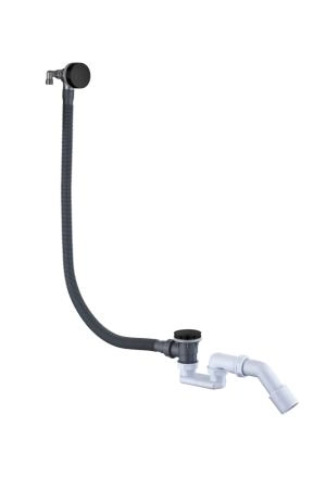 Слив-перелив для ванны, функция наполнения Boheme Shine Gun Metal 631-SGM