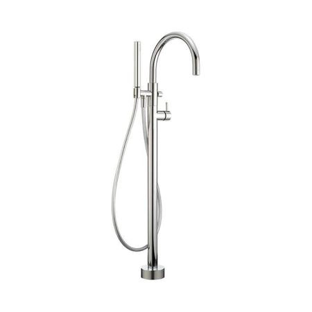 Cisal Less New Напольный смеситель для ванны с ручным душем со шлангом 150 см, цвет: хром