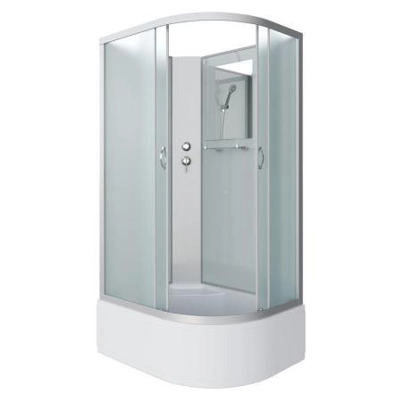 Душевая кабина Niagara NG-2310-14LBK 1200х800х2000 высокий поддон 40см стекло матовое