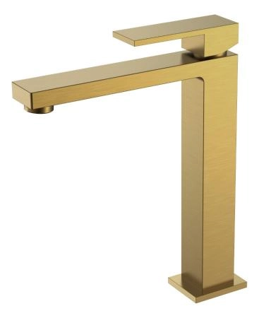Смеситель для умывальника Boheme высокий Qubic Bronze 472-BR
