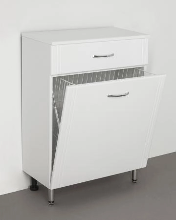 Комод для ванной Style Line Эко Стандарт 60 с корзиной напольный с ящиком