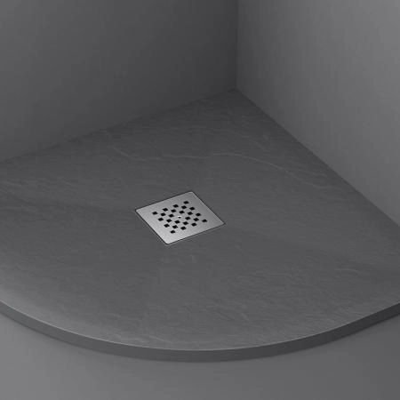 Поддон для душа Vincea из искусственного камня VST-4SQ9090A, 900*900*25, антрацит