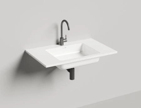 Раковина Salini ONDA 80 S-Stone матовая 80x50 1402201M столешница без отв.смесителя