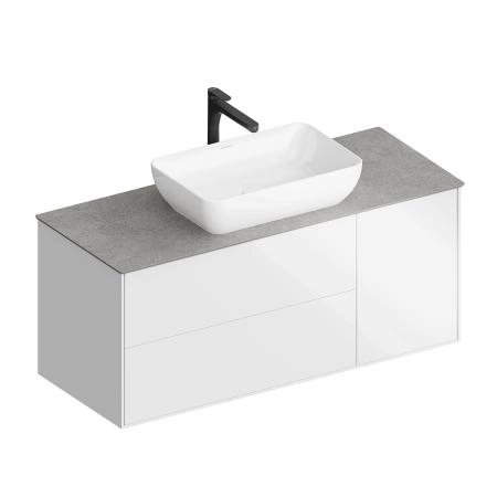 Тумба Kerama Marazzi PLAZA MODERN ПЛАЗА МОДЕРН PLB.M.120.3\WHT.V подвесная 120 белый 3 ящика