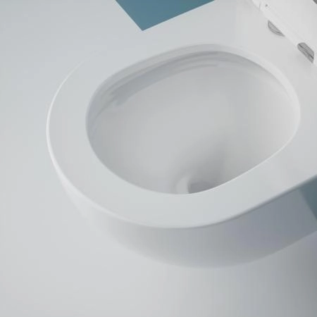 Унитаз ESBANO GARDENA-49T торнадо безободковый подвесной белый 490x360x360