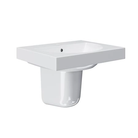Раковина Kerama Marazzi BUONGIORNO БОНДЖОРНО BG.wb.60 подвесная/мебельная 60, белая глянцевая