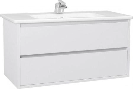 Тумба под раковину Bellezza Лоренцо 100 подвесная с 2 ящ. белая