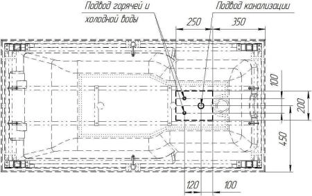 Ванна "РУСИЛЬОН" (чаша, рама-подставка на декоративных ножках, комплект панелей, подголовник, исполнение бронза)