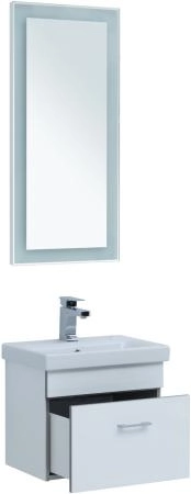 Тумба под раковину Aquanet Верона 50 (Moduo Slim) белый
