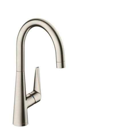 Hansgrohe 72810800 Talis S Смеситель для кухни 262 мм, излив, сталь