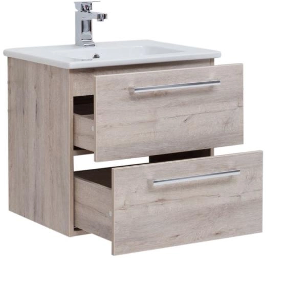 Тумба Dreja GIO 60 см под умывальник дуб кантри, подвесная