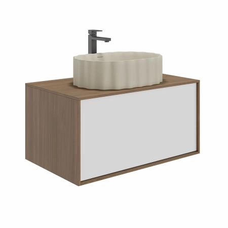 Раковина Kerama Marazzi CONCHIGLIA КОНКИЛЬЯ CC.wb.50\SAN накладная 50, песочная матовая