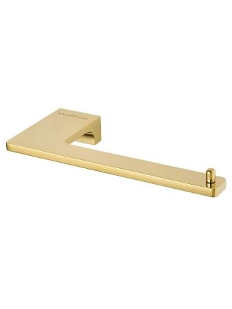 Держатель для туалетной бумаги без крышки WONZON & WOGHAND ECLIPSE, Глянцевое золото (WW-9116-LG)