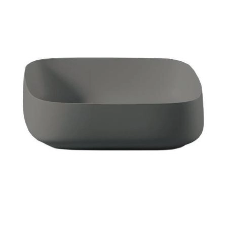 Artceram Cognac Раковина накладная Quadro 56x41 см, Saniglaze, цвет: grigio oliva