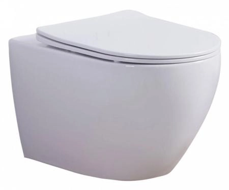 Унитаз Esbano AZALEA (White) подвесной безободковый микролифт