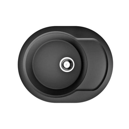 Кухонная мойка Omoikiri Manmaru 62-BL 4993355, 620х500, черный