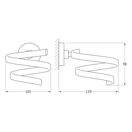 Держатель фена  ARTWELLE Harmonie HAR 045 хром