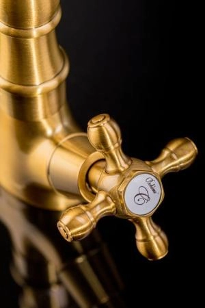 Смеситель для биде Boheme TRADIZIONALE ORO двуручковый 296