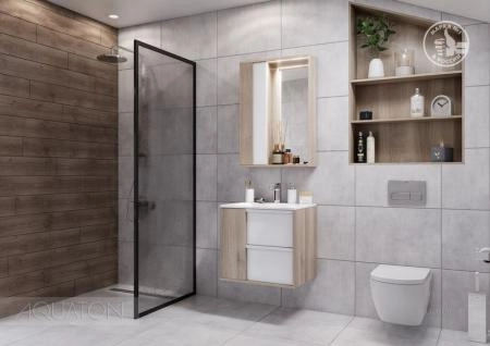 Тумба под раковину AQUATON Бостон 60 дуб эврика 1A252501BN010