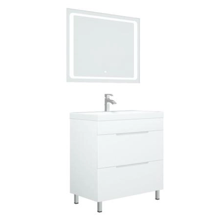 Тумба Corozo Мадисон 80 Z2, Люкс белая, Сомо 80 / Фостер 80  (раковина отдельно)