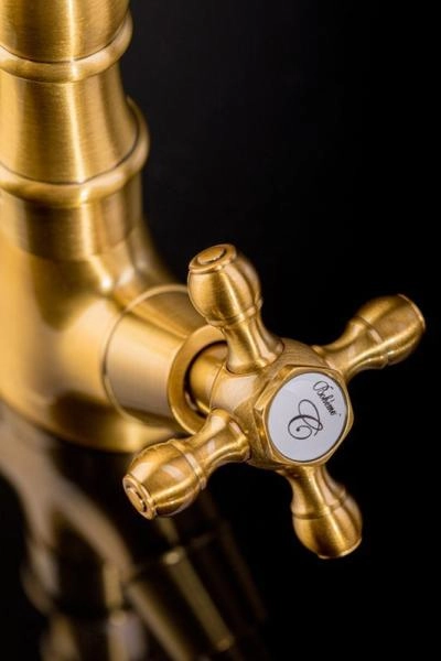 Смеситель для биде Boheme TRADIZIONALE ORO двуручковый 296