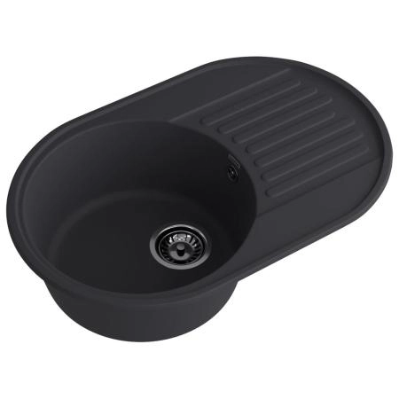 Кухонная мойка GranFest QUARZ 18, черный