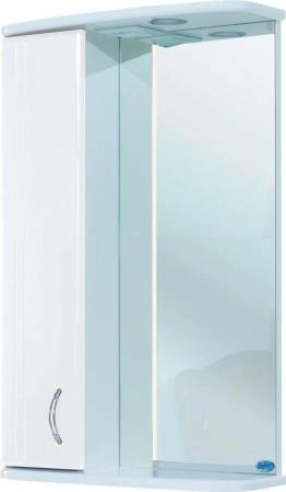 Зеркало-шкаф Bellezza Астра 50 L с подсветкой белый