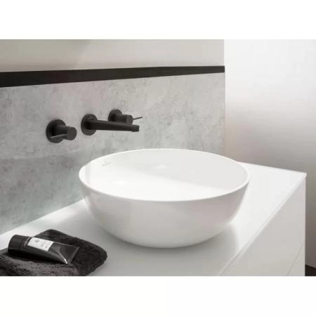 Villeroy&Boch Artis Раковина 43х43х12.5см., накладная, без отв., без перелива, TitanCeram, цвет: альпийский белый