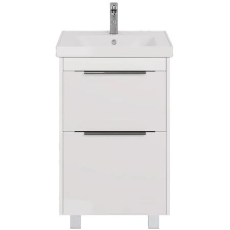 Тумба под раковину Dreja PRIME 60 см, подвесная/напольная, белый глянец 99.9300