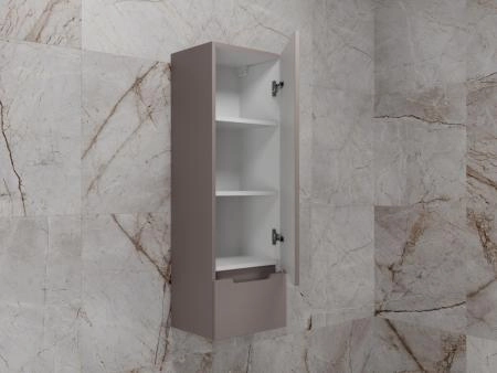 Колонна подвесная Style Line Матис 36 см, 1 ящик, тауп темный, PLUS, ЭМАЛЬ