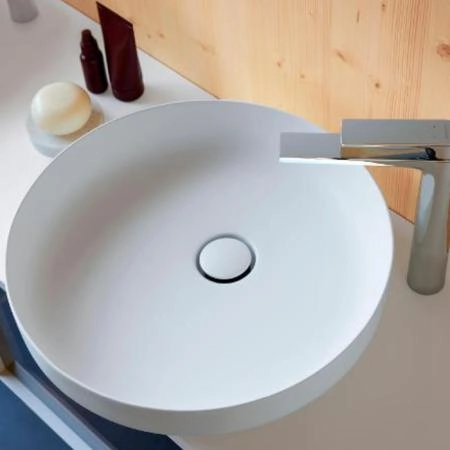 Duravit Vitrium Раковина 46см., накладная, без отв., круглая, без перелива, цвет: белый матовый