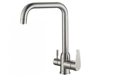 Смеситель для кухни ZORG Steel Hammer (SH 725 INOX) сталь