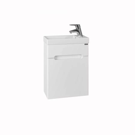 Тумба под раковину СаНта Лондон 40 см, 224017, 1 дверь, подвесная, белый (ум.Como 40)
