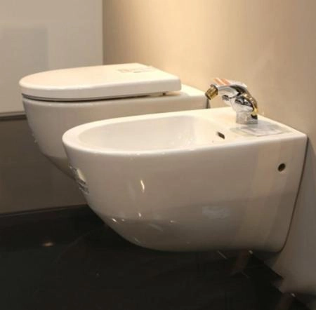 Laufen Pro Биде подвесное 53x36x33.5(43)см, с 1 отв., боковые отверстия для подвода воды, цвет: белый