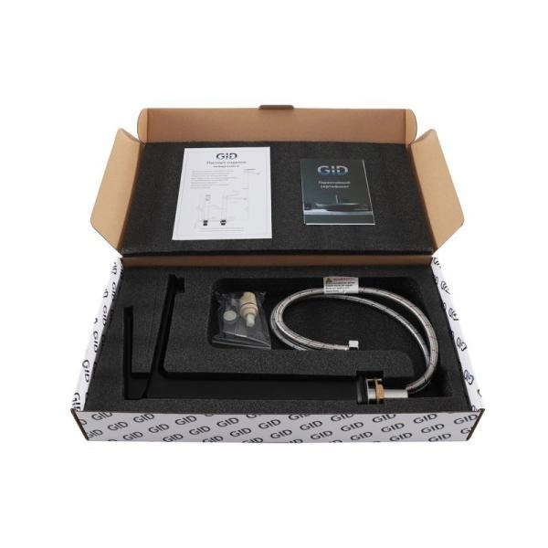 Смеситель Gid Niagara L057-BM-D для раковины Черный матовый