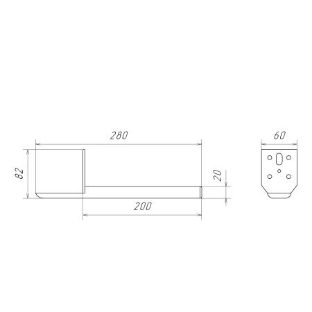 Шкаф-колонна Comforty Мадрид-40Н 00-00022669CF серый шёлк для комплектации с ножками
