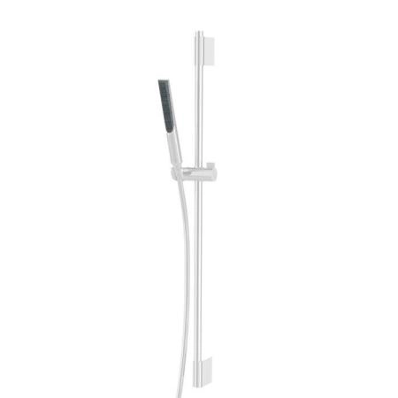 Bossini Apice Комплект для душа с штангой, ручным душем Slim и шлангом 1500 мм., цвет: белый матовый