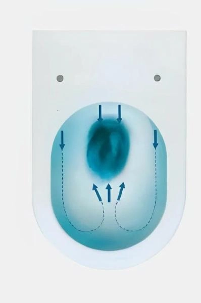 Унитаз Cerutti SPA ADIGE F приставной безободковый CT8907 (500x365x405)