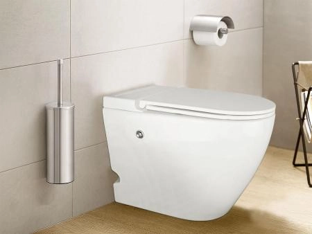 Унитаз импульсный Azario AZ-102 полукруглый 360х570х450 напольный, быстросъемное сиденье микролифт