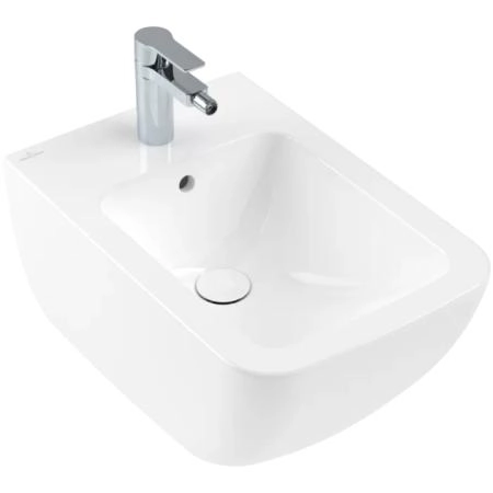 Villeroy&Boch Venticello Биде подвесное 37.5х56х28.5см., 1 отв., цвет: альпийский белый
