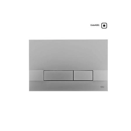 Панель OLI механическая двойная Narrow OLIpure, пластик, хром матовый, 148302