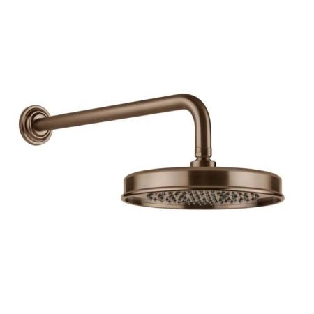 Gessi Venti20 Верхний душ Ø20см., с настенным держателем 38.9см., цвет: Copper Brushed PVD