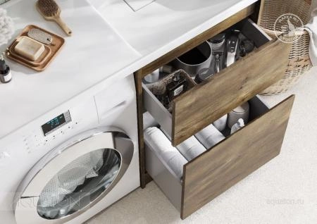 Тумба под раковину AQUATON Лондри 60 Дуб Рустикальный без фасада 1A266901LHDR0