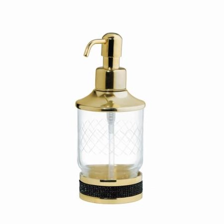Настольный Диспенсер Boheme ROYALE CRISTAL BLACK GOLD 10929-ROYALE-G-B