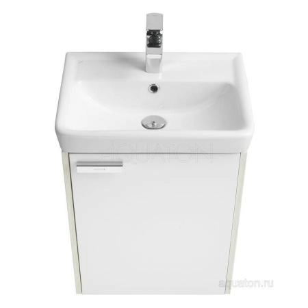 Тумба под раковину Акватон Йорк 50 1A170901YOAY0 белый/выбеленное дерево