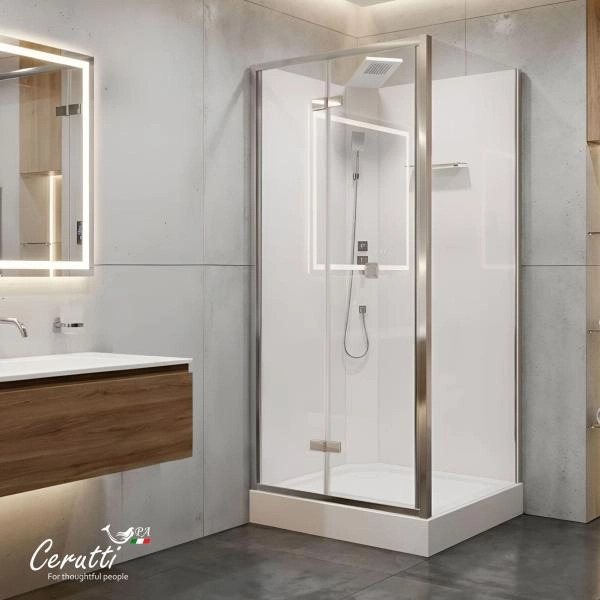 Душевая кабина СeruttiSPA БЕЛЛА (BELLA) 90T (90x90x215-225)