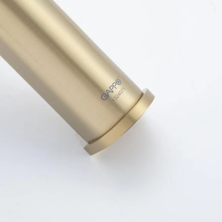 Смеситель GAPPO G1010-23 для раковины высокий, золотой сатин