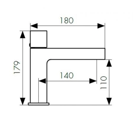 Смеситель для раковины KAISER Logo (47511) хром