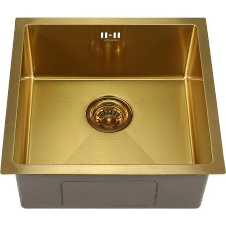 Мойка Melana ProfLine D4645HG 46x45 1,2/200 сатин золото врезная квадратная