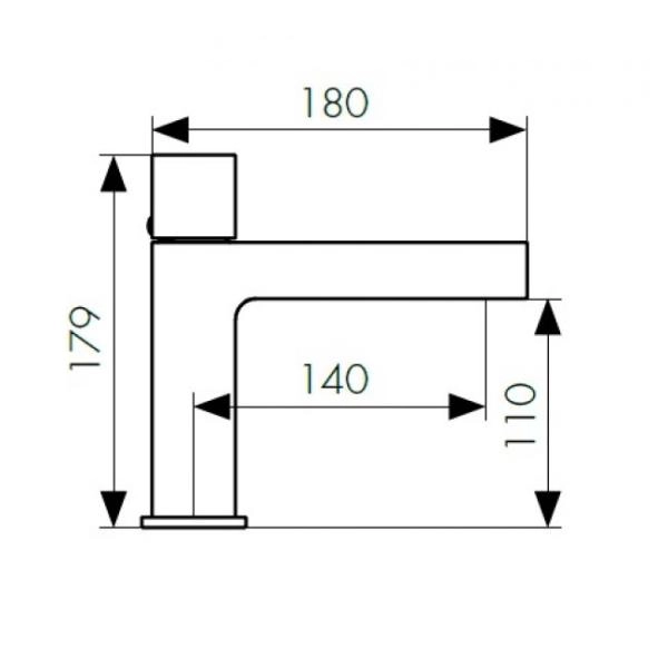 Смеситель для раковины KAISER Logo (47511) хром
